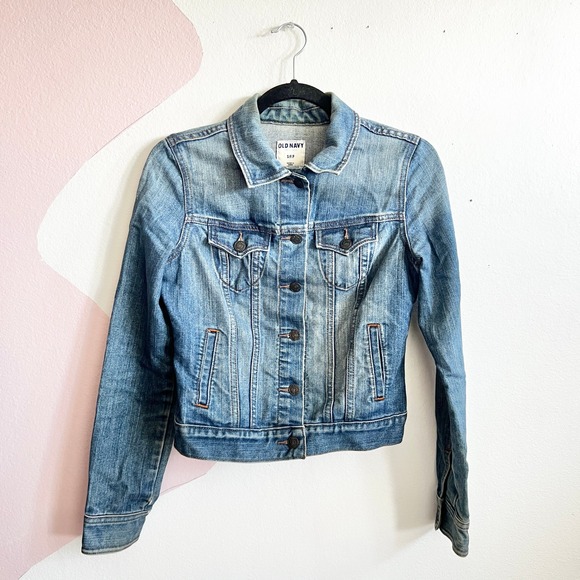 Old Navy Jackets & Blazers - Old Navy Denim Jacket Classic Minimalist Casual Vintage Inspired Small